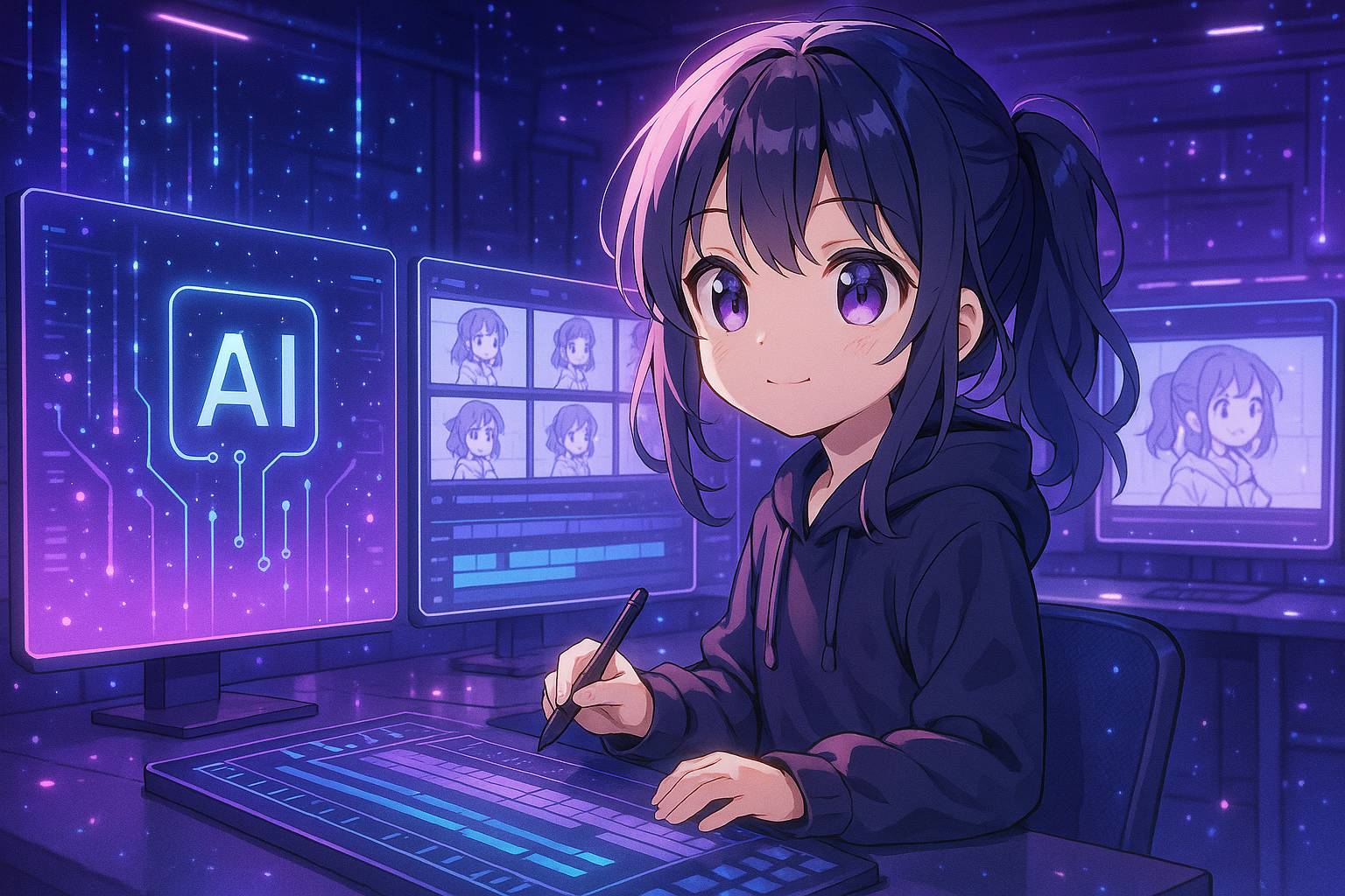 小马拉大车AI动漫技术